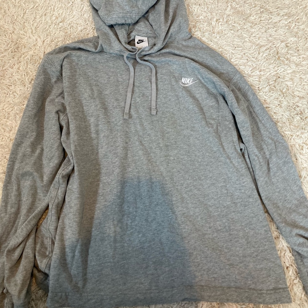 Nike grey hoodie crop womens xl